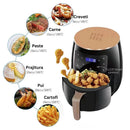 Frytkownica na Gorące Powietrze 6L, 2400W, Wyświetlacz Cyfrowy - Air Fryer bez Oleju dla Rodziny