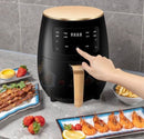 Frytkownica na Gorące Powietrze 6L, 2400W, Wyświetlacz Cyfrowy - Air Fryer bez Oleju dla Rodziny