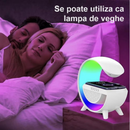 Wielofunkcyjny głośnik Bluetooth 3 w 1, inteligentna lampa LED RGB, ładowarka bezprzewodowa, oświetlenie RGB