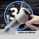 Odkurzacz Przenośny 3 w 1 z Akumulatorem - Silnik 120W, Bateria 4000mAh, USB, Odkurzanie i Nadmuch