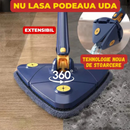 Profesjonalny Mop Trójkątny z Obrotem 360 stopni - Regulowany Uchwyt + 2 Wkłady w Zestawie