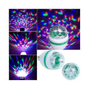 Obrotowa żarówka LED disco wielokolorowa 3W - efekt Party Light z kolorowymi projekcjami