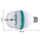 Obrotowa żarówka LED disco wielokolorowa 3W - efekt Party Light z kolorowymi projekcjami