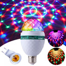Obrotowa żarówka LED disco wielokolorowa 3W - efekt Party Light z kolorowymi projekcjami