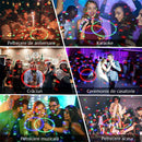 Obrotowa żarówka LED disco wielokolorowa 3W - efekt Party Light z kolorowymi projekcjami