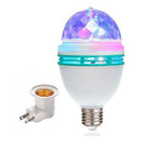 Obrotowa żarówka LED disco wielokolorowa 3W - efekt Party Light z kolorowymi projekcjami