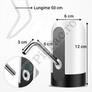 Elektryczna pompka do butli z wodą z akumulatorem ładowanym przez USB - automatyczne dozowanie 600 ml