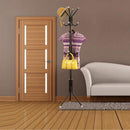 Wieszak metalowy typu drzewko z wieloma haczykami - Nowoczesny design, 172x42 cm
