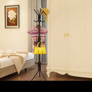 Wieszak metalowy typu drzewko z wieloma haczykami - Nowoczesny design, 172x42 cm