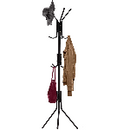 Wieszak metalowy typu drzewko z wieloma haczykami - Nowoczesny design, 172x42 cm
