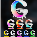 Stacja Ładowania Bezprzewodowego 3 w 1 z Lampą RGB i Głośnikiem Bluetooth, Sterowanie Aplikacją