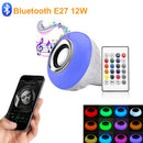Inteligentna żarówka LED z głośnikiem Bluetooth i pilotem - Oświetlenie i muzyka 2w1