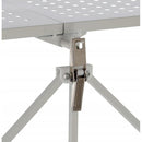 Mobilny składany regał metalowy na kółkach - 3 półki 71x39x89 cm - organizacja przestrzeni