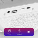 Wielofunkcyjna lampa LED RGB z ładowaniem bezprzewodowym, Bluetooth, zegarem i alarmem - 15W