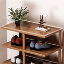 Szafka na Buty z 8 Półkami Brązowa 48x24x112cm - Organizer Obuwia do Sypialni i Przedpokoju