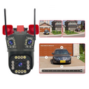 Kamera Monitoringu WiFi 12MP Ultra HD - Zewnętrzna/Wewnętrzna z PTZ, Zoom 5X, Widzenie Nocne i Wbudowana Syrena