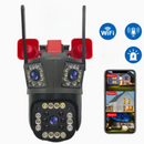 Kamera Monitoringu WiFi 12MP Ultra HD - Zewnętrzna/Wewnętrzna z PTZ, Zoom 5X, Widzenie Nocne i Wbudowana Syrena