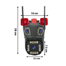 Kamera Monitoringu WiFi 12MP Ultra HD - Zewnętrzna/Wewnętrzna z PTZ, Zoom 5X, Widzenie Nocne i Wbudowana Syrena