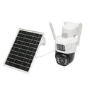 Kamera monitoringu 4G z panelem słonecznym i podwójnym obiektywem - Pełne monitorowanie bezprzewodowe