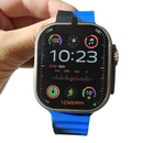 Smartwatch Ultra z 7 kolorowymi paskami - wielofunkcyjny inteligentny zegarek z powiadomieniami i monitorowaniem aktywności