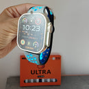 Smartwatch Ultra z 7 kolorowymi paskami - wielofunkcyjny inteligentny zegarek z powiadomieniami i monitorowaniem aktywności