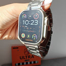 Smartwatch Ultra z 7 kolorowymi paskami - wielofunkcyjny inteligentny zegarek z powiadomieniami i monitorowaniem aktywności