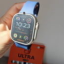 Smartwatch Ultra z 7 kolorowymi paskami - wielofunkcyjny inteligentny zegarek z powiadomieniami i monitorowaniem aktywności