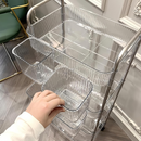 Wózek Mobilny Organizer z 4 Półkami - 40x28.5x95cm - Nowoczesny Design