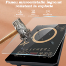 Przenośna płyta indukcyjna 2200W, panel dotykowy LCD, 8 funkcji, timer i sterowanie dotykowe - Czarna