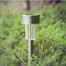 Zestaw 10 solarnych lamp ogrodowych LED - oświetlenie zewnętrzne, ciepła biel, wbijane w ziemię