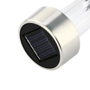 Zestaw 10 solarnych lamp ogrodowych LED - oświetlenie zewnętrzne, ciepła biel, wbijane w ziemię