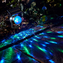 Obrotowy solarny projektor LED RGB zewnętrzny - Dekoracyjne oświetlenie ogrodu