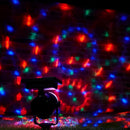 Obrotowy solarny projektor LED RGB zewnętrzny - Dekoracyjne oświetlenie ogrodu