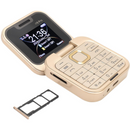 Telefon Składany i16Pro Mini - Dual SIM, Ekran HD, Bluetooth, Radio FM - Kompaktowy i Wytrzymały Design