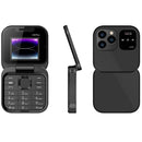 Telefon Składany i16Pro Mini - Dual SIM, Ekran HD, Bluetooth, Radio FM - Kompaktowy i Wytrzymały Design