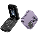 Telefon Składany i16Pro Mini - Dual SIM, Ekran HD, Bluetooth, Radio FM - Kompaktowy i Wytrzymały Design