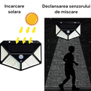 Lampa Solarna ze 100 LED i Czujnikiem Ruchu - 600 Lumenów