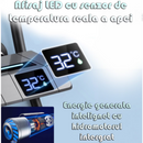 Inteligentny Zestaw Prysznicowy | Wyświetlacz LED + Kontrola Termostatyczna | 4 Tryby Spryskiwania | Technologia z Powietrzem