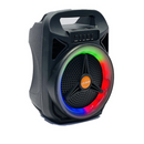 Przenośny głośnik Bluetooth 6.5 cala z podświetleniem RGB - CS-0604 multimedialny bezprzewodowy
