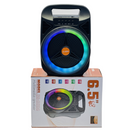 Przenośny głośnik Bluetooth 6.5 cala z podświetleniem RGB - CS-0604 multimedialny bezprzewodowy