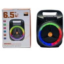 Przenośny głośnik Bluetooth 6.5 cala z podświetleniem RGB - CS-0604 multimedialny bezprzewodowy