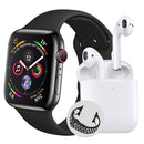 Smartwatch T55 Pro Max + Słuchawki Bluetooth + Stacja ładująca + Dodatkowy pasek - Kompletny zestaw