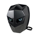 Plecak Motocyklowy Wodoodporny z LED i Designem Carbon - Przegroda na Laptopa, Twarda Obudowa