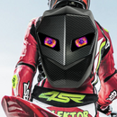 Plecak Motocyklowy Wodoodporny z LED i Designem Carbon - Przegroda na Laptopa, Twarda Obudowa