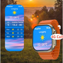 Smartwatch K4G Ultra z SIM 4G - Połączenia Wideo, Asystent AI i Monitor Zdrowia