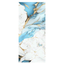 Samoprzylepna Folia Ścienna Imitacja Marmuru Pastelowy Błękit ze Złotem 0.6x3m - Design Premium
