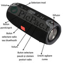Przenośny głośnik Bluetooth wodoodporny - metalowa obudowa, czas pracy 10 h