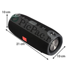 Przenośny głośnik Bluetooth wodoodporny - metalowa obudowa, czas pracy 10 h