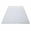 Puszysty Dywan z Futra Sztucznego Design 3D Bubble 180x230cm - Biały Nordycki do Salonu i Sypialni