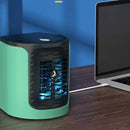 Mini Klimatyzator Przenośny z Uchwytem, Światłami LED i Ładowaniem USB